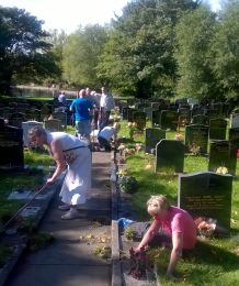 churchyard spruce up